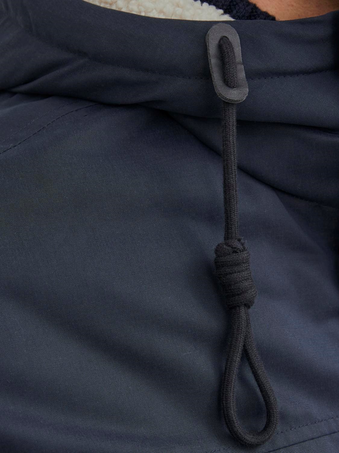 Jack & Jones Mens JJECLIP Hooded Parka Jacket - Picture 14 of 16