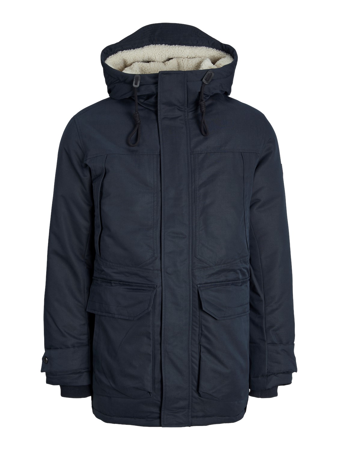 Jack & Jones Mens JJECLIP Hooded Parka Jacket - Picture 16 of 16