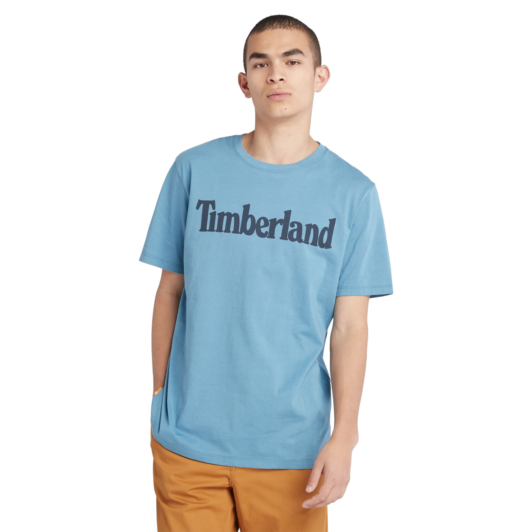 Camiseta Timberland Para Hombres Kennebec River Linea Logo Cuello Redondo Camiseta Manga Corta - Imagen 11 de 28