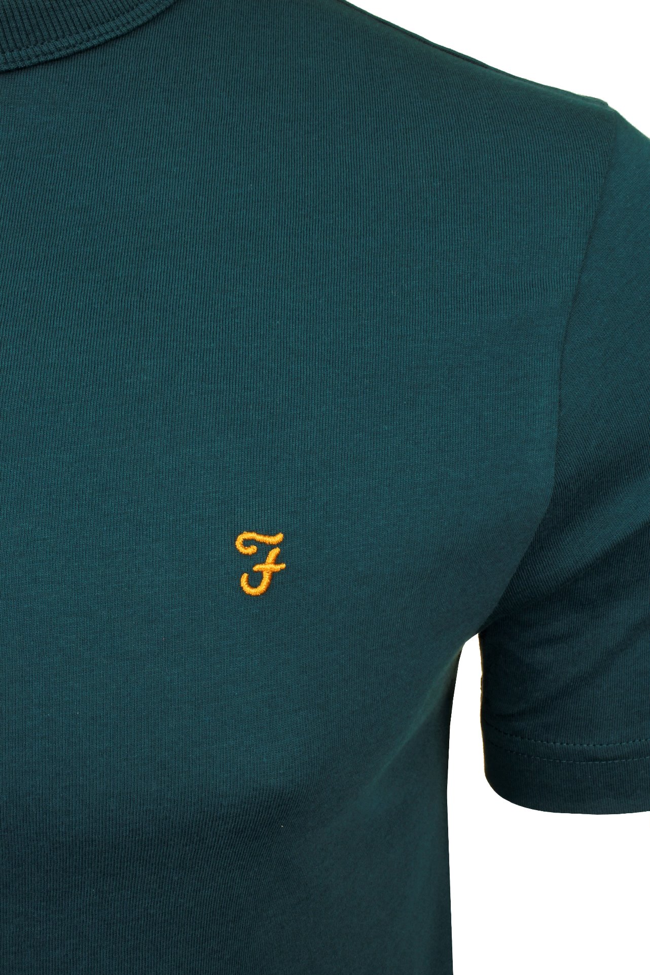Farah T-shirt Col Rond 'Danny' pour Homme - 2024 Manches Courtes