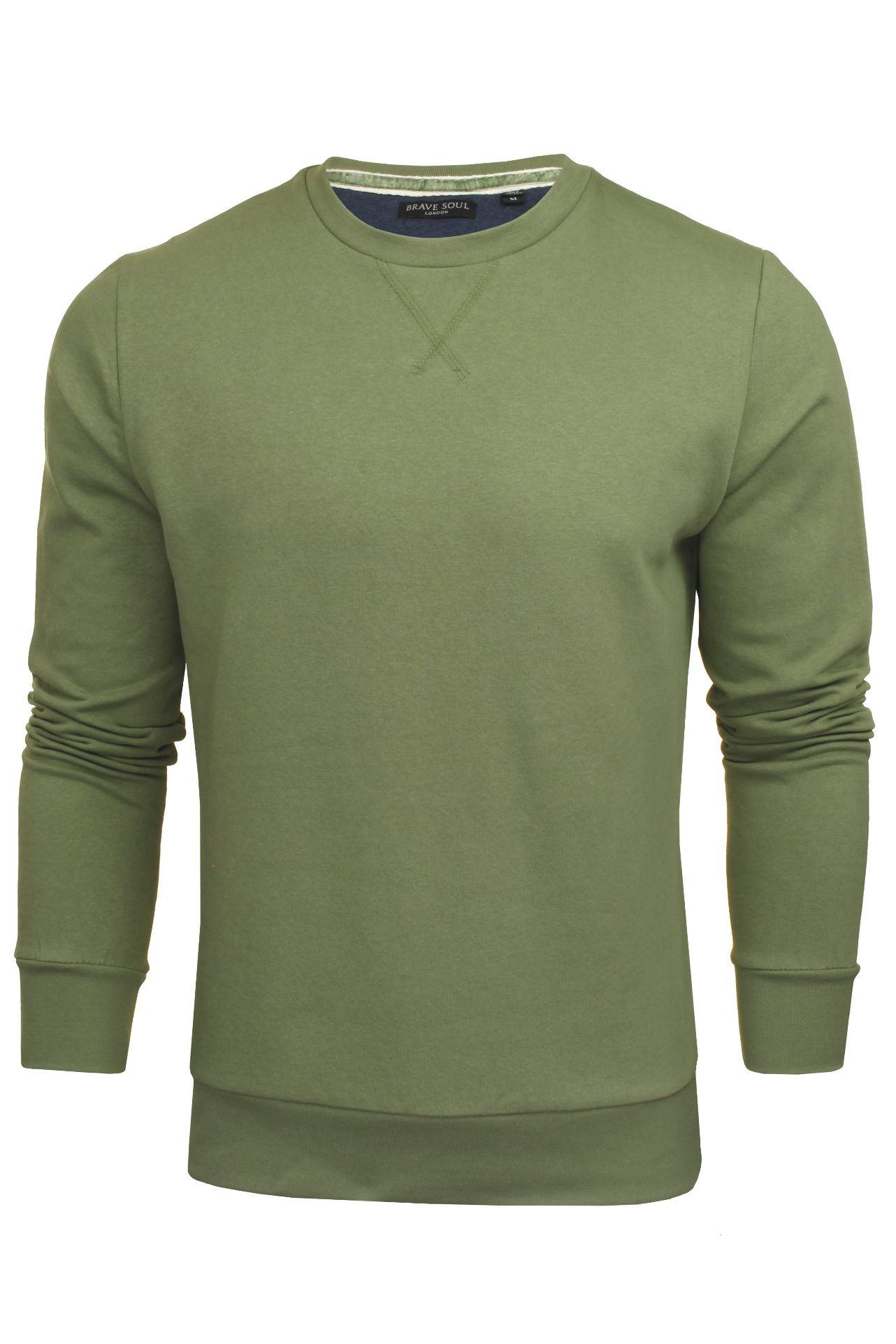 Mens Sweater Jumper Brave Soul Jones Crew Neck - Picture 15 of 109