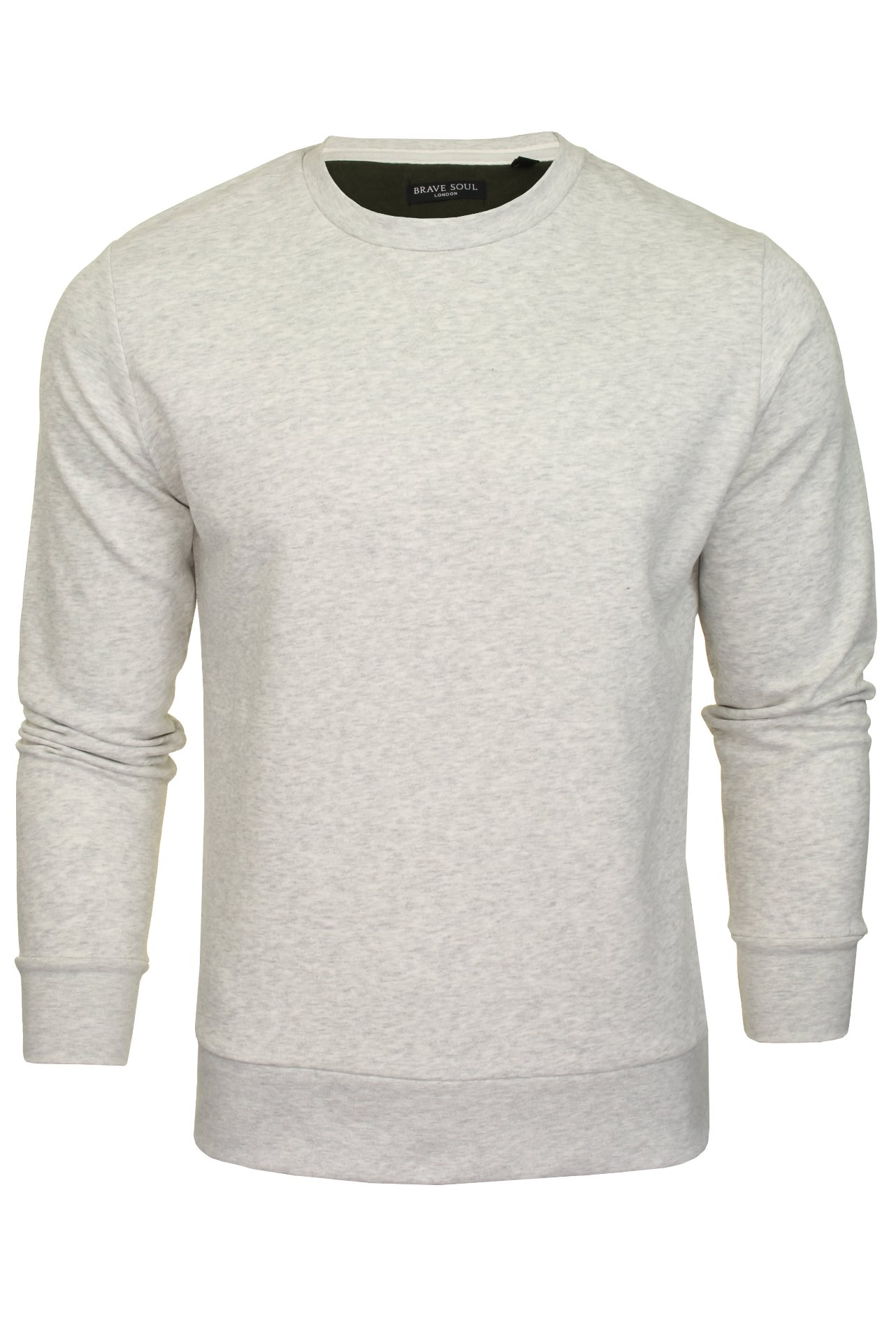 Mens Sweater Jumper Brave Soul Jones Crew Neck - Picture 17 of 109