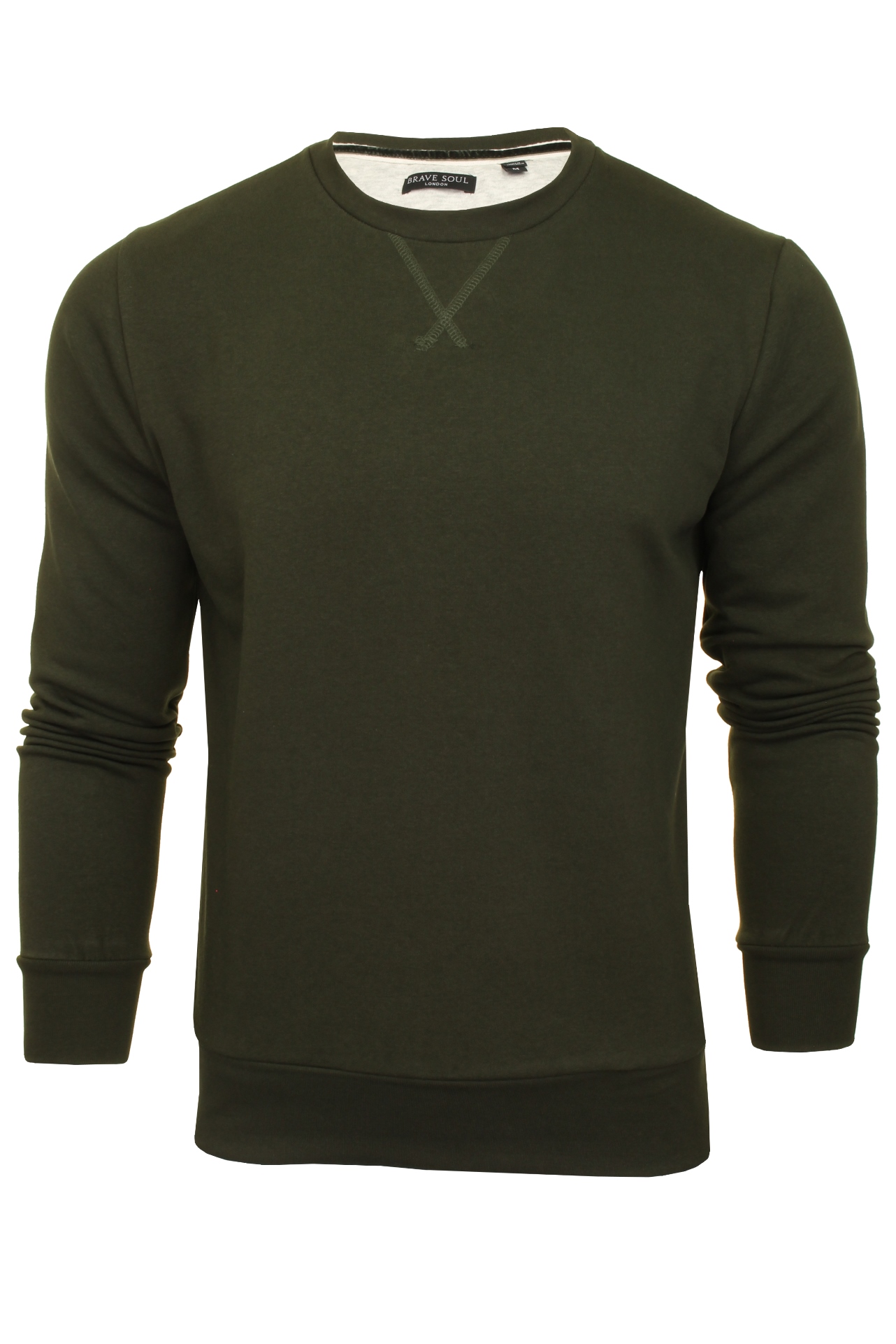 Mens Sweater Jumper Brave Soul Jones Crew Neck - Picture 92 of 109