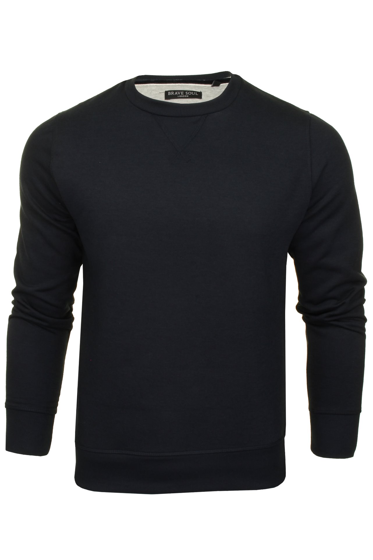 Mens Sweater Jumper Brave Soul Jones Crew Neck - Picture 7 of 109