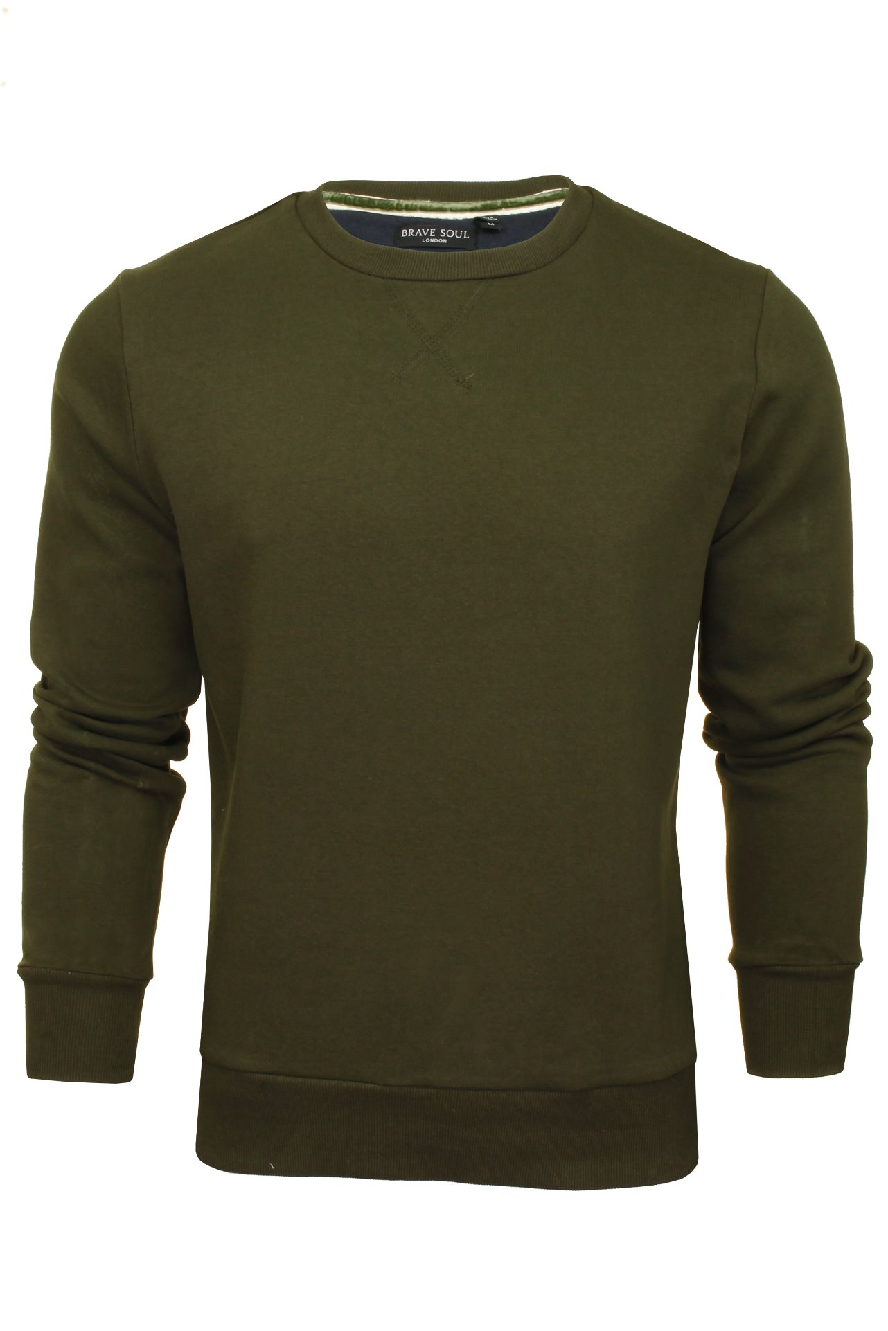 Mens Sweater Jumper Brave Soul Jones Crew Neck - Picture 89 of 109