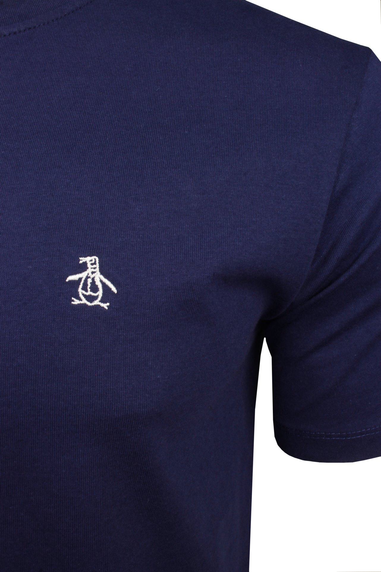 Original Penguin T-shirt soldes en Coton Bio avec Logo pour Homme - Manches Courtes