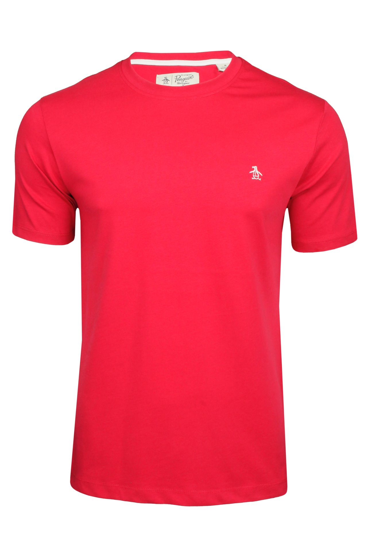 Original Penguin T-shirt soldes en Coton Bio avec Logo pour Homme - Manches Courtes