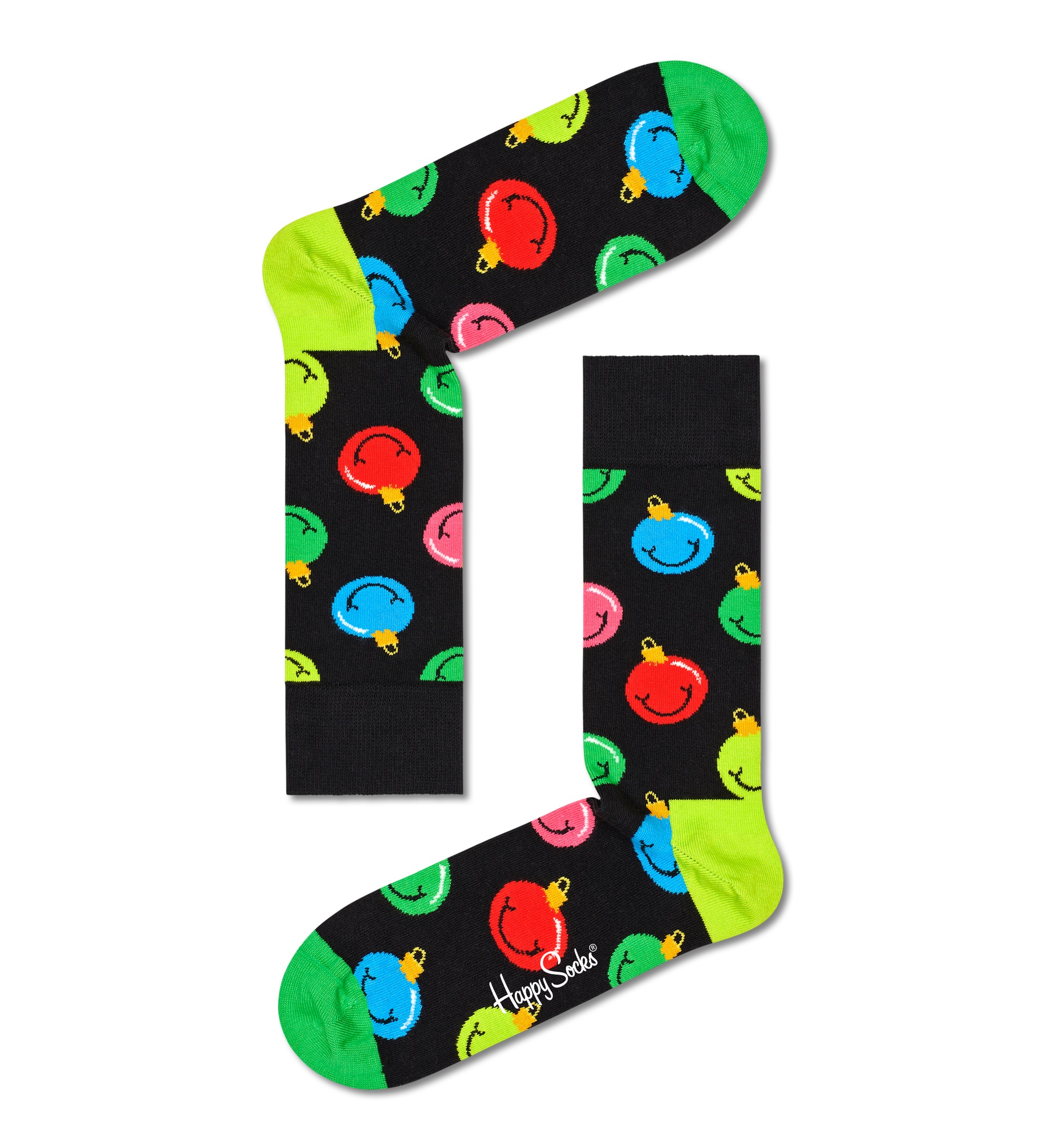 Happy Socks Bauble Crew Christmas Sock Gift Boxed (1-Pair) - Picture 5 of 15
