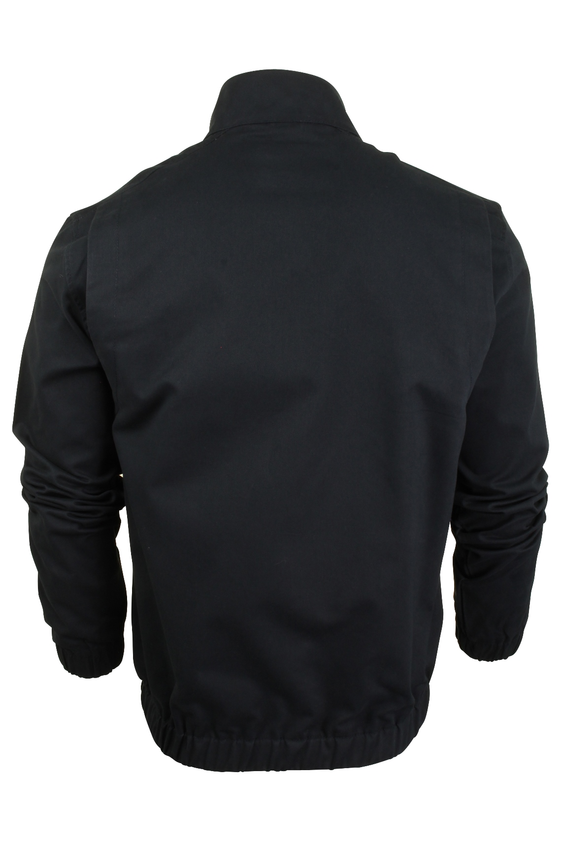 Xact Mens Harrington Jacket Mod Retro Classic Lightweight Bomber Zip Up Coat - Picture 8 of 8