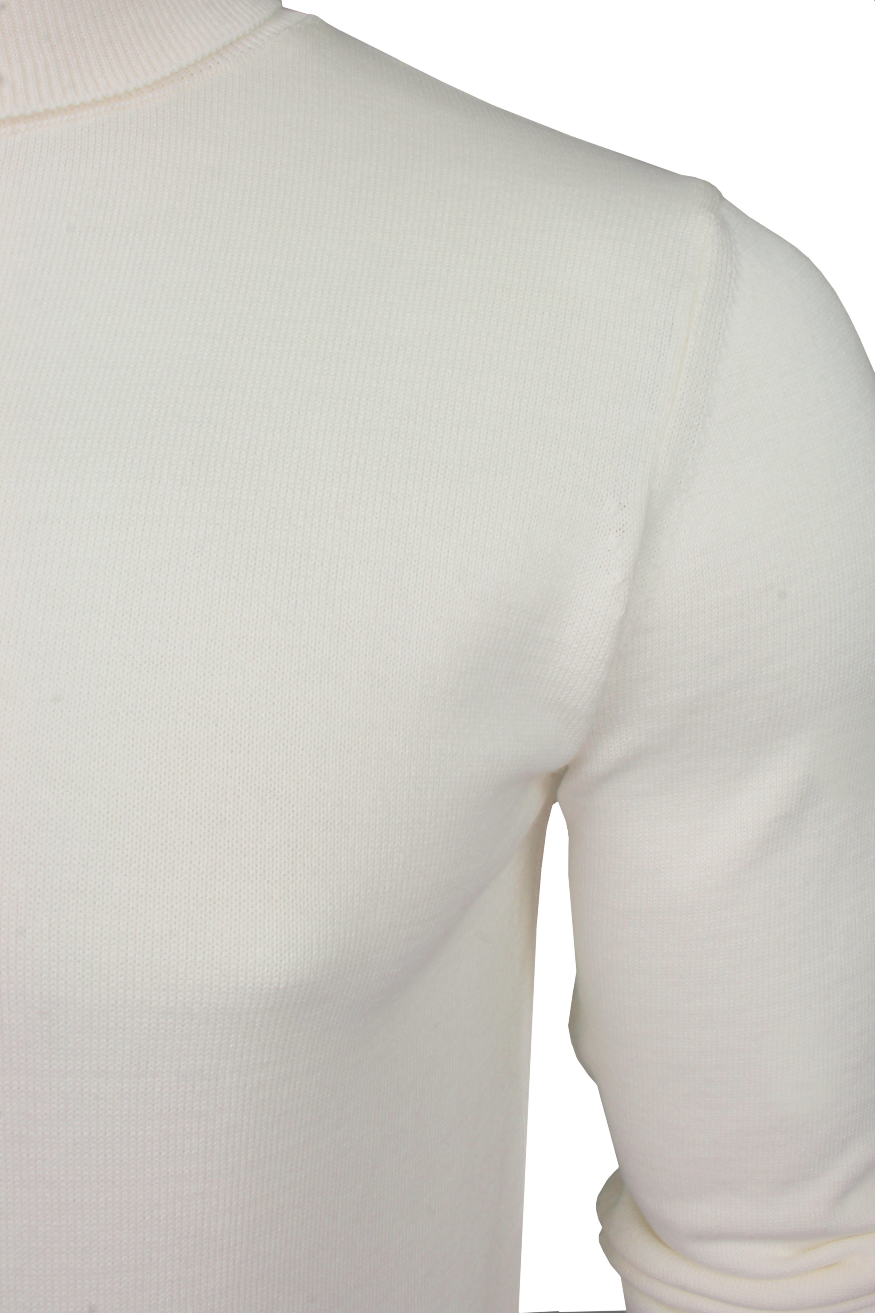 Saltador de cuello rodante Xact para hombre - 100 % algodón - manga larga - Imagen 36 de 37