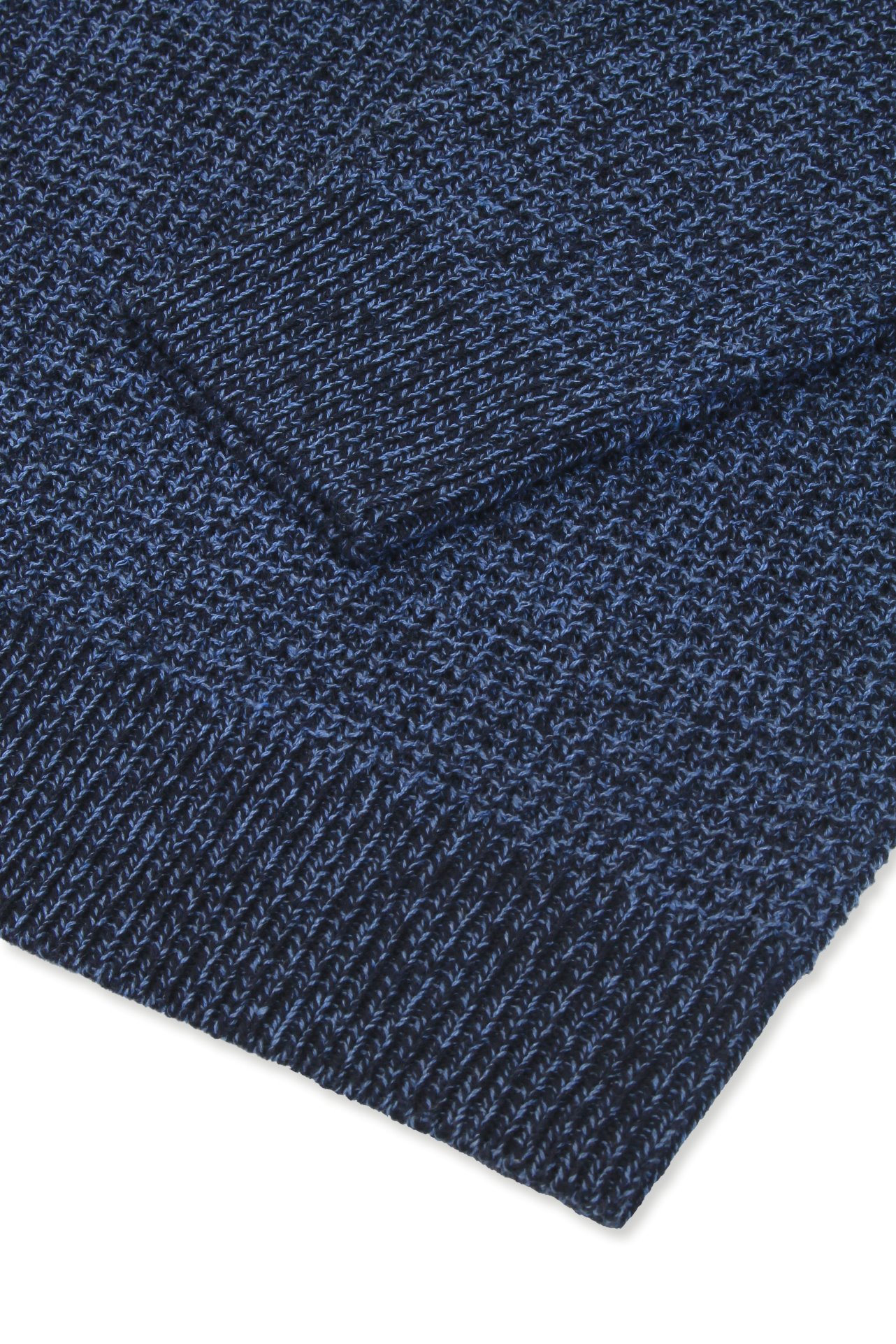 Xact Mens Twist Waffle Knit Crew Neck Jumper - Picture 14 of 22