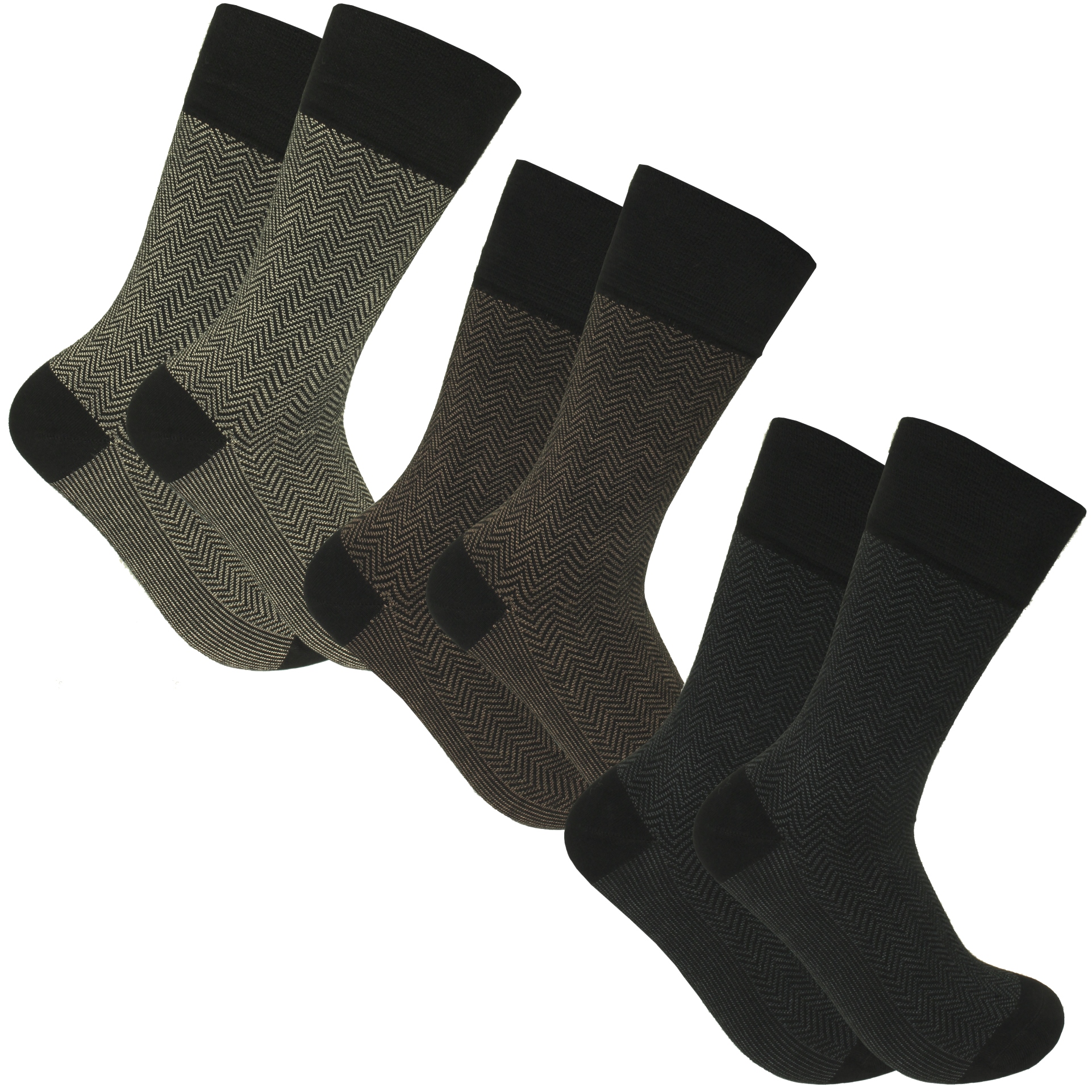 Xact Mens Bamboo Socks, 3 Pairs, Super Soft & Breathable, Gift Box (UK 7-11)