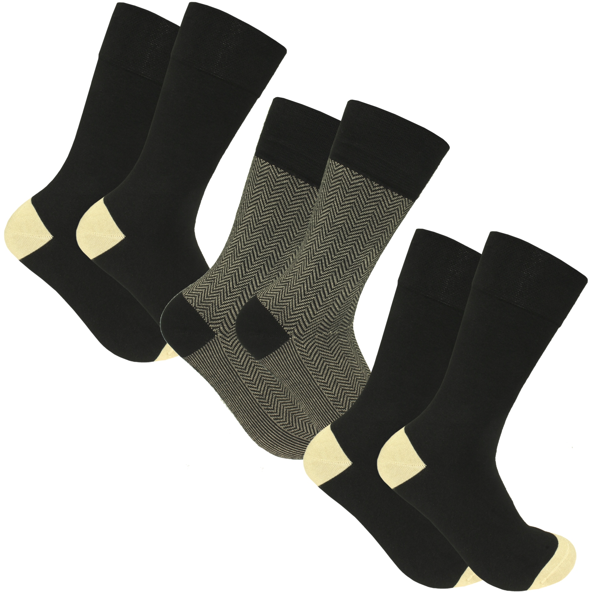 Xact Mens Bamboo Socks, 3 Pairs, Super Soft & Breathable, Gift Box (UK 7-11)