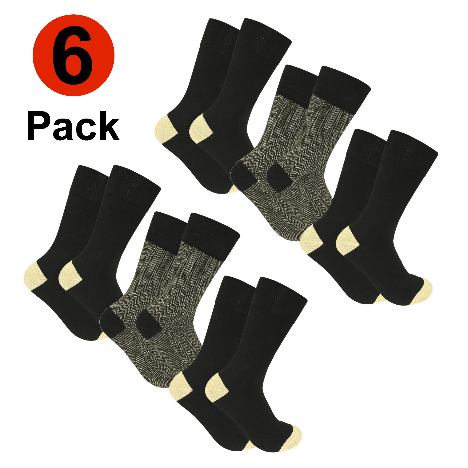 Xact Mens Bamboo Socks, 3 Pairs, Super Soft & Breathable, Gift Box (UK 7-11)