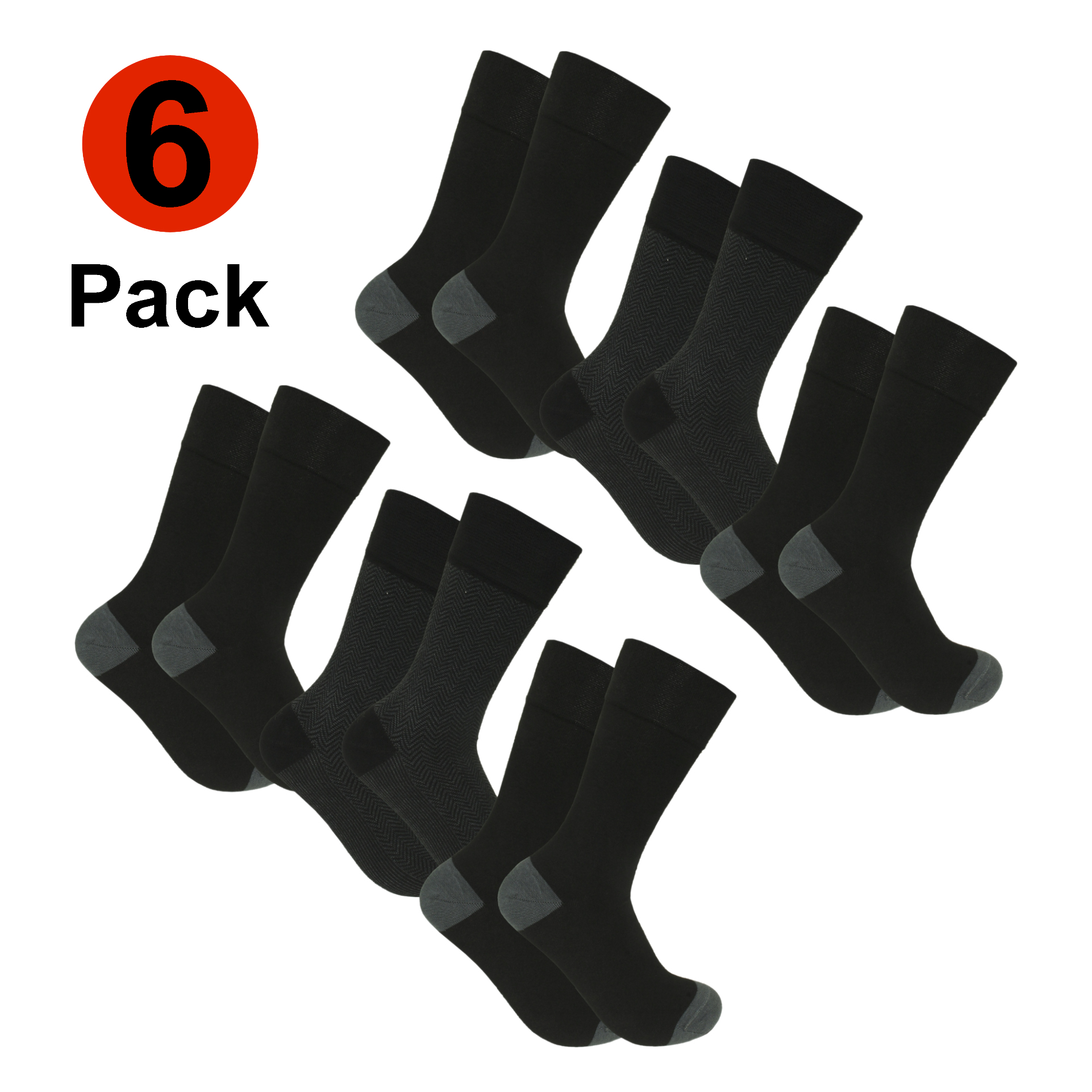 Xact Mens Bamboo Socks, 3 Pairs, Super Soft & Breathable, Gift Box (UK 7-11)