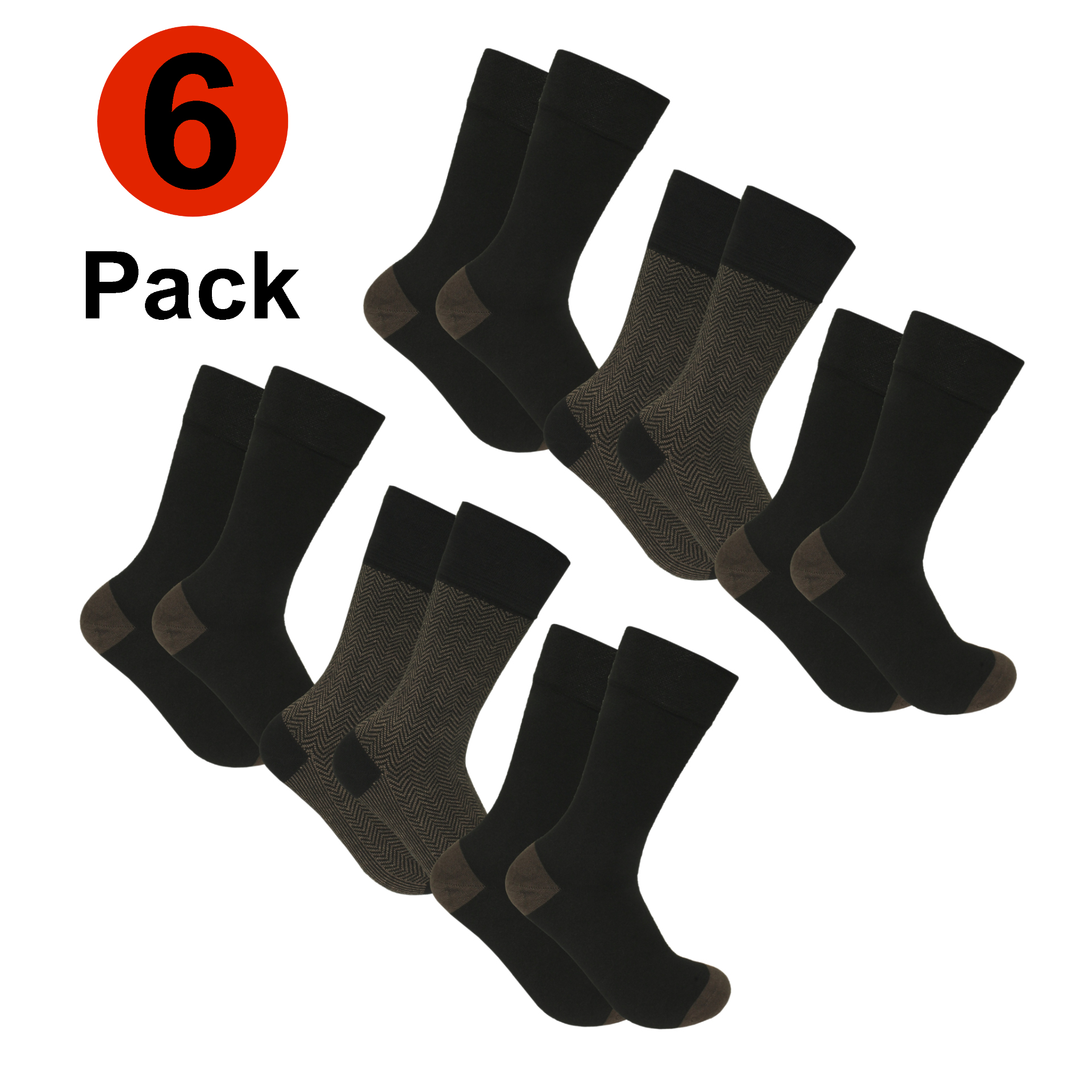 Xact Mens Bamboo Socks, 3 Pairs, Super Soft & Breathable, Gift Box (UK 7-11)