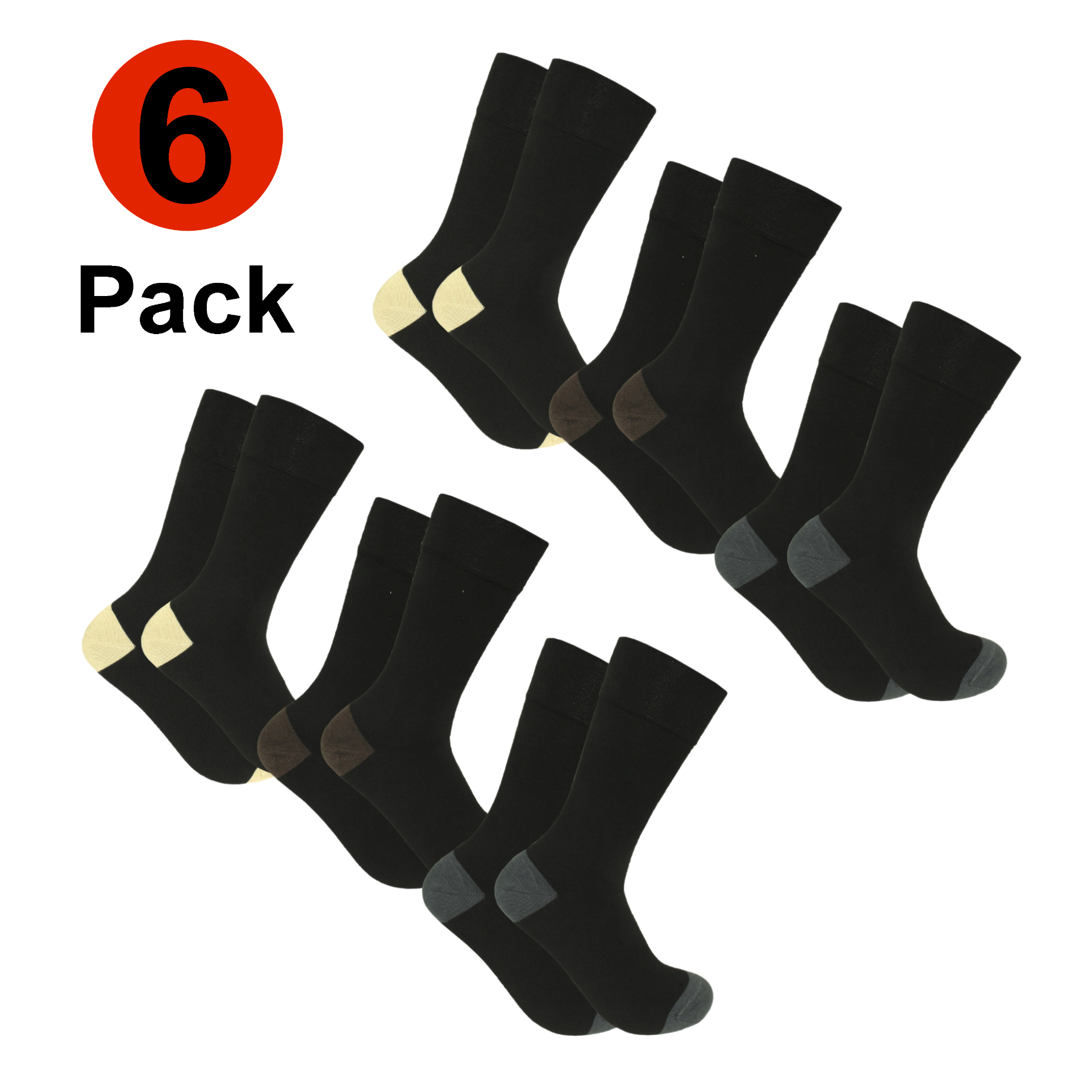 Xact Mens Bamboo Socks, 3 Pairs, Super Soft & Breathable, Gift Box (UK 7-11)